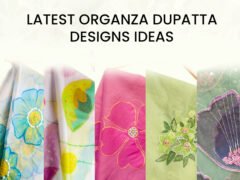 Organza Dupatta Designs