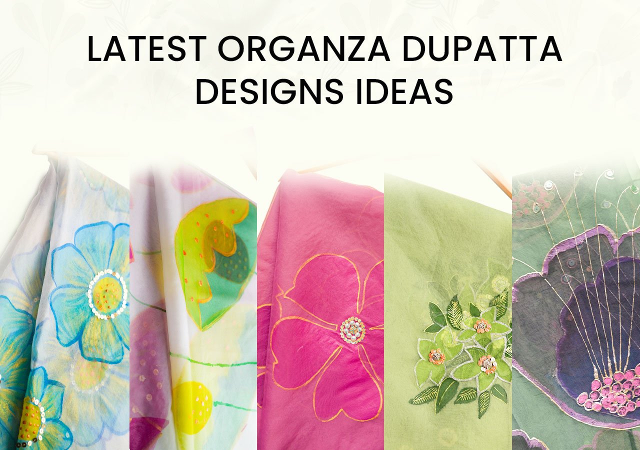Organza Dupatta Designs