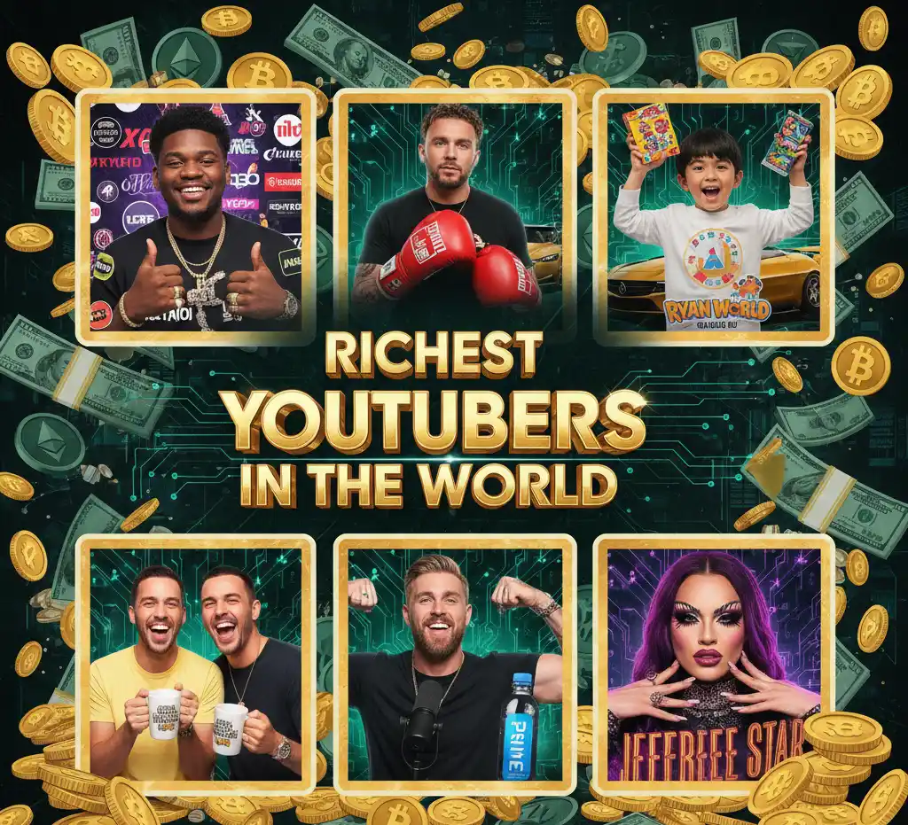 Top Richest YouTubers in the World: Net Worth